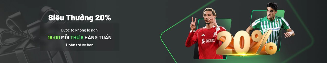 Cược to không lo nghĩ 19h00 mỗi thứ 6 hàng tuần