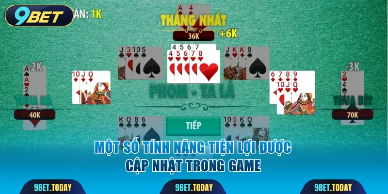 Một số tính năng tiện lợi được cập nhật trong game